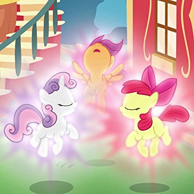 Apple Bloom, Sweetie Belle - singing, Small Pony, Student Pony 1, Wonderbolt 2